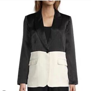 NWT color block Blazer Worthington